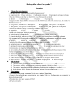 Biology Worksheet for Grade 11 Genetics.pdf